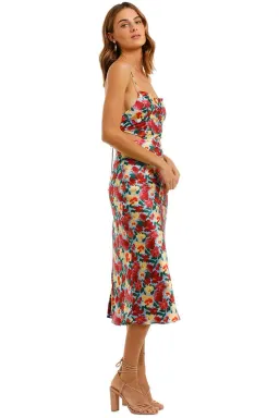 Bec & Bridge Lucette Midi Dress Multi Print Size 6 for rent on The Volte - image 2