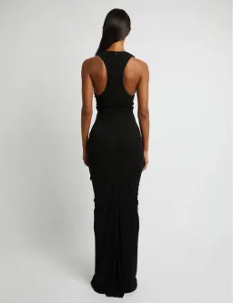 Christopher Esber Black Draped Maxi Size 8 for rent on The Volte - image 3