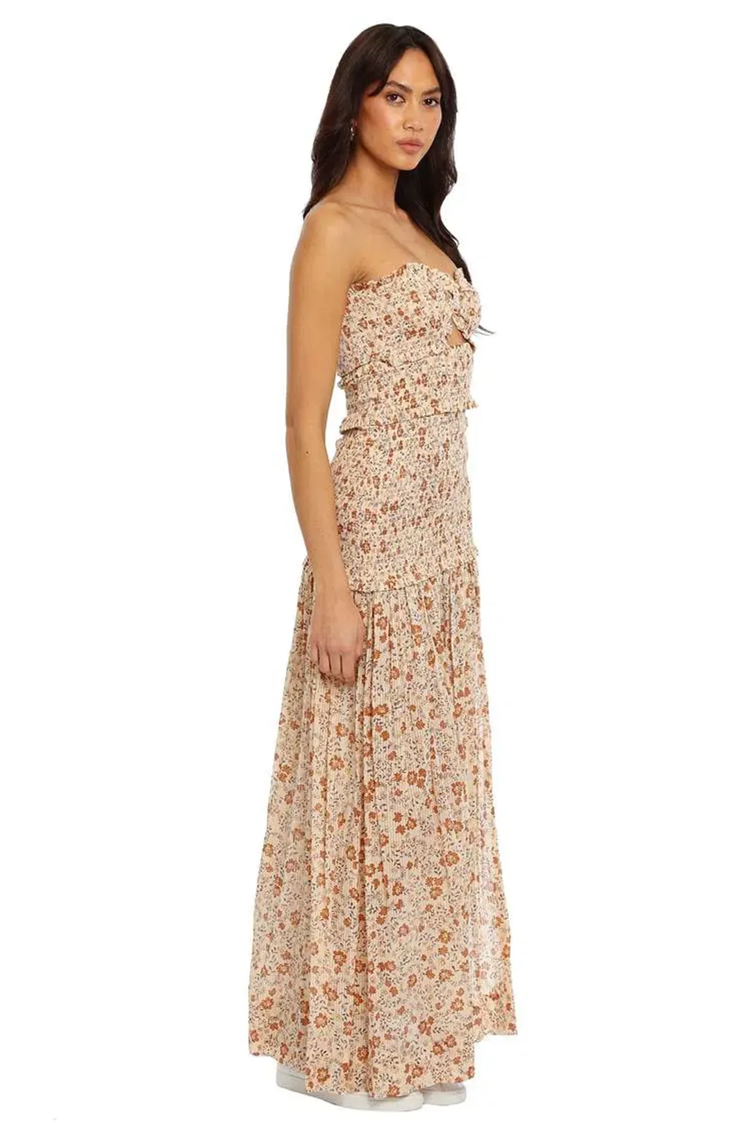 Bec & Bridge Janice Maxi Dress Multi Print Size 12 for rent on The Volte - main image