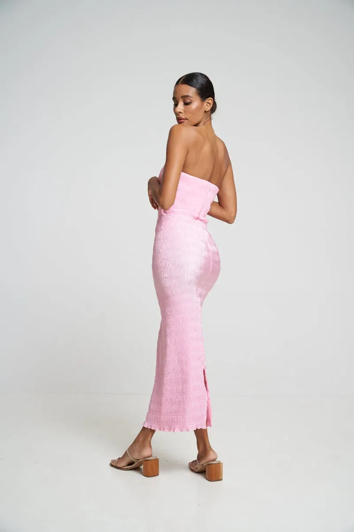 L'Idee Aurore Gown Pink Size 12 - Image 2