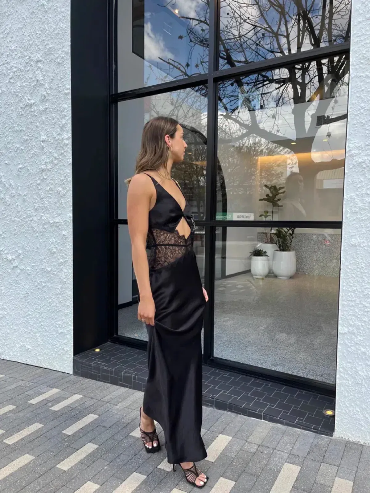 Bec & Bridge Camille Maxi Dress Black Size 10 - Image 3