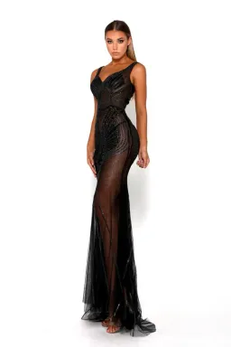 Portia And Scarlett Matrix Dress Black Size 12 for rent on The Volte - image 1