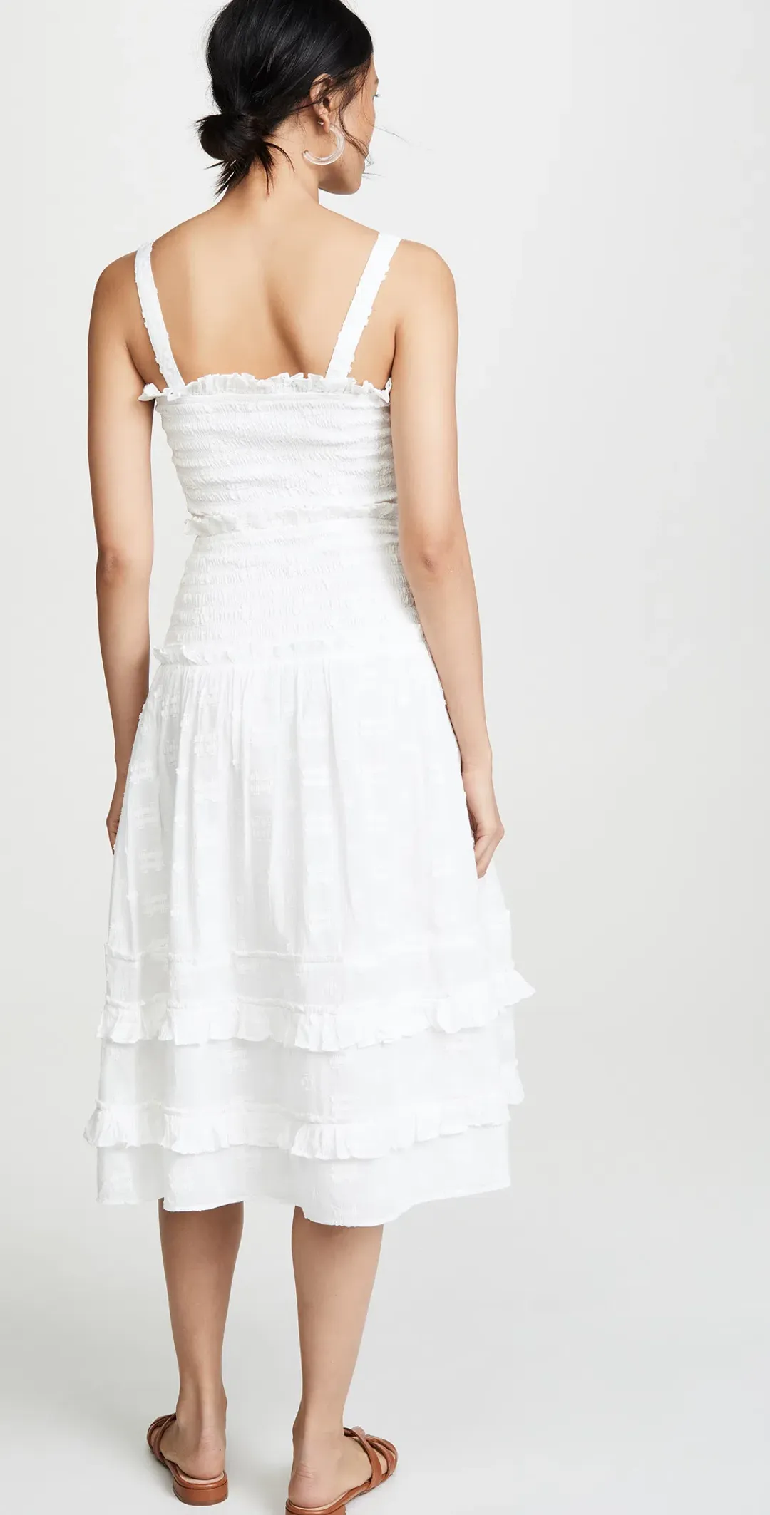 Steele Datsy Midi Dress White Size 6 for rent on The Volte - main image