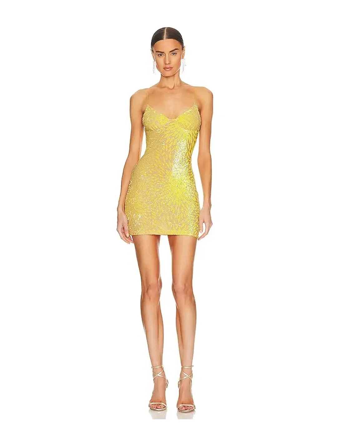Natalie Rolt Josie Mini Dress Yellow Size 8 for rent on The Volte - main image