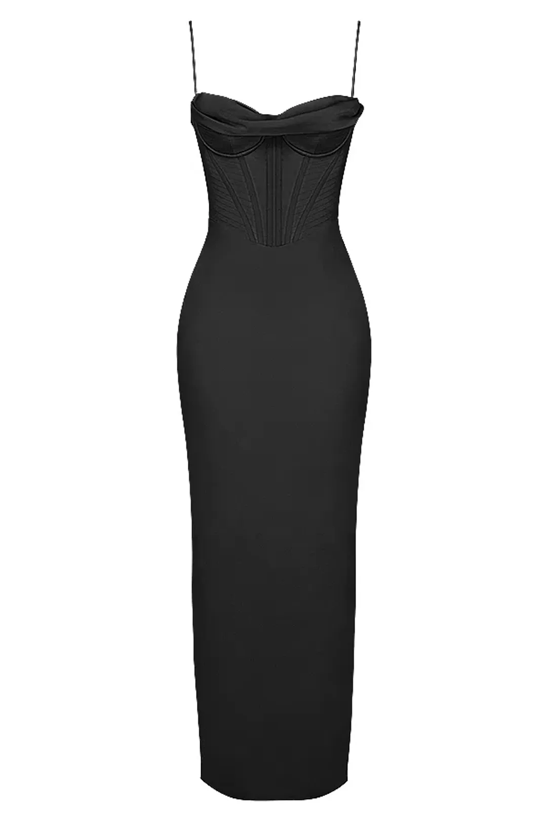 House of CB Charmaine Corset Maxi Dress Black Size S / AU 8 (Cup D-E) for rent on The Volte - main image