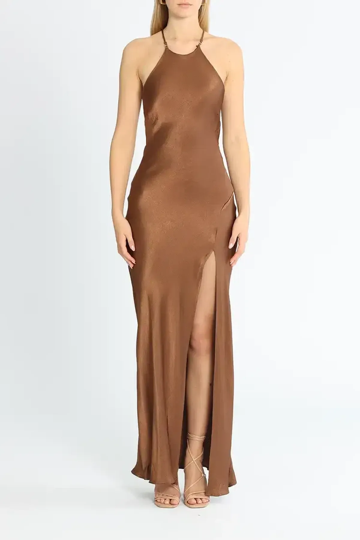 Bec and Bridge Annika Maxi Dress Brown Size 10 - Image 1