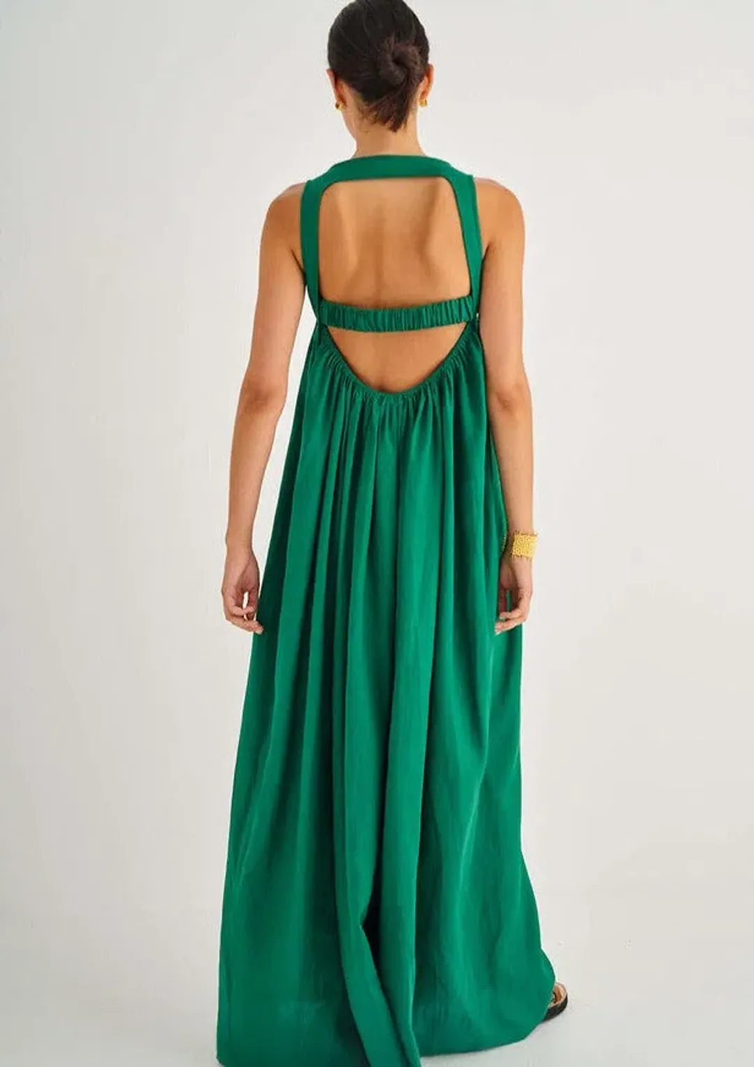 Oroton Strappy Sunset Dress Peppermint Green Size AU 6 for rent on The Volte - main image