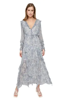 Shona Joy Margaux Midi Dress Print Size 8 for rent on The Volte - image 1