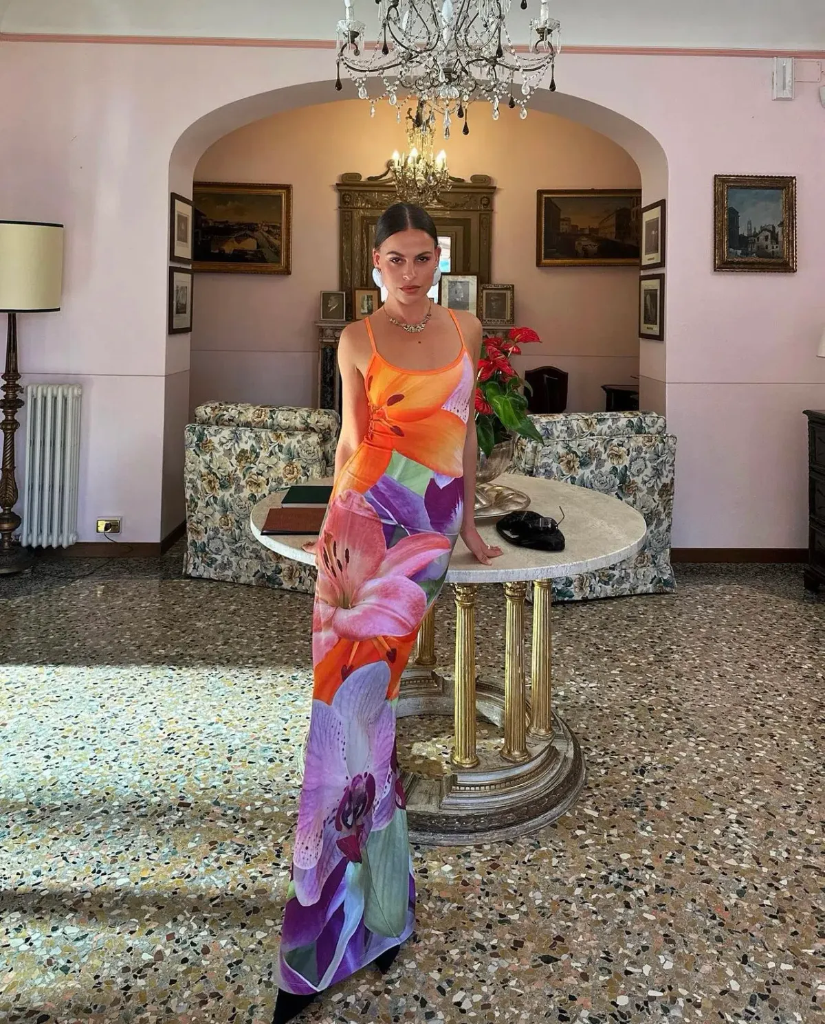 With Harper Lu Riviera Slip Dress Multi Size S/Au 8 - Image 2