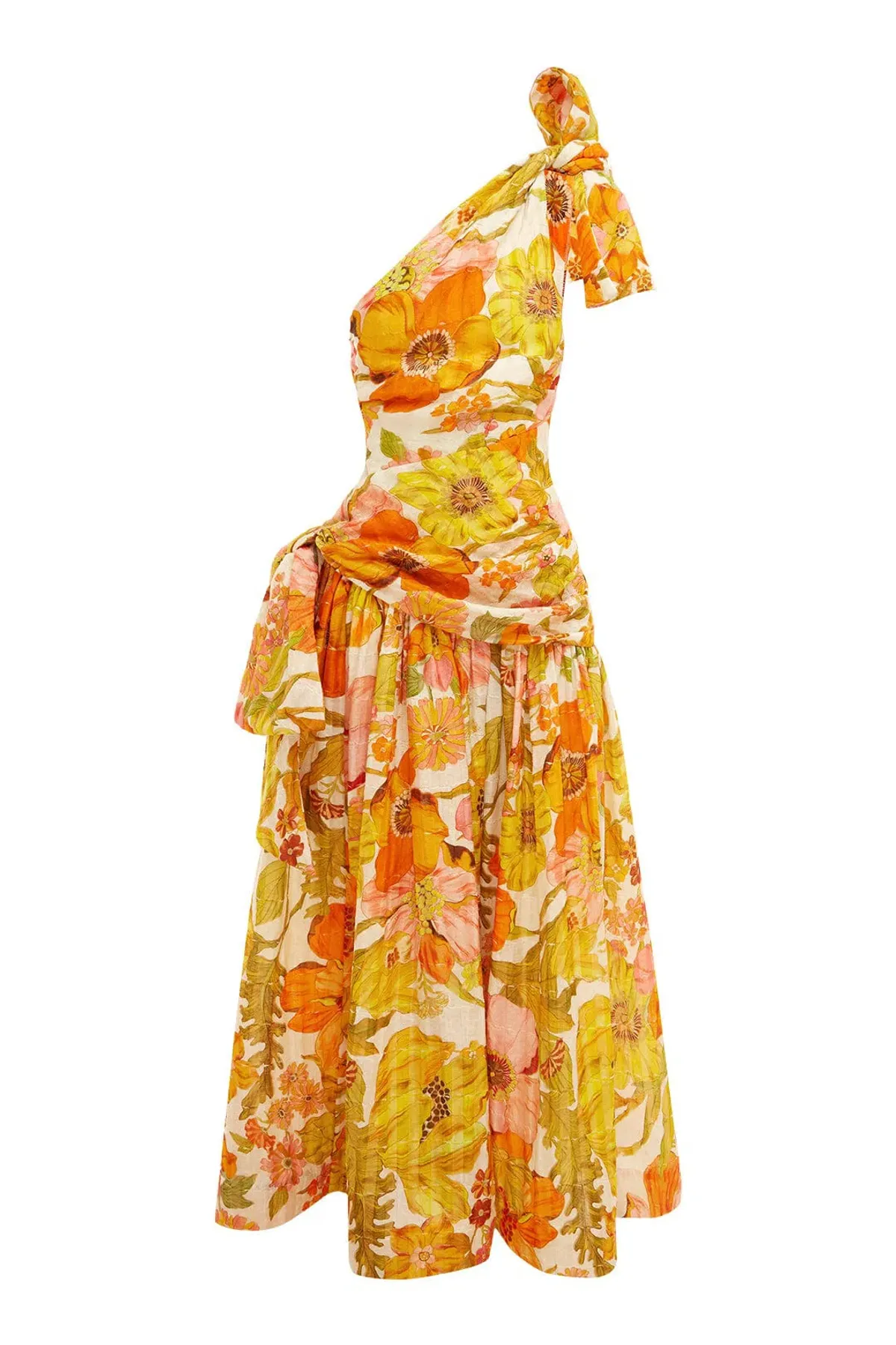 Alemais Silas One Shoulder Gown Floral Size AU 10 - Image 5