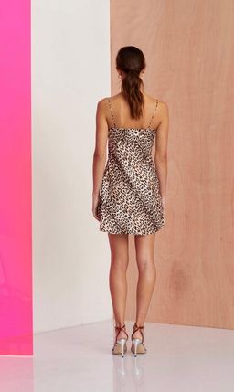 Bec & Bridge Feline Mini Dress Print Size 6 for rent on The Volte - image 3