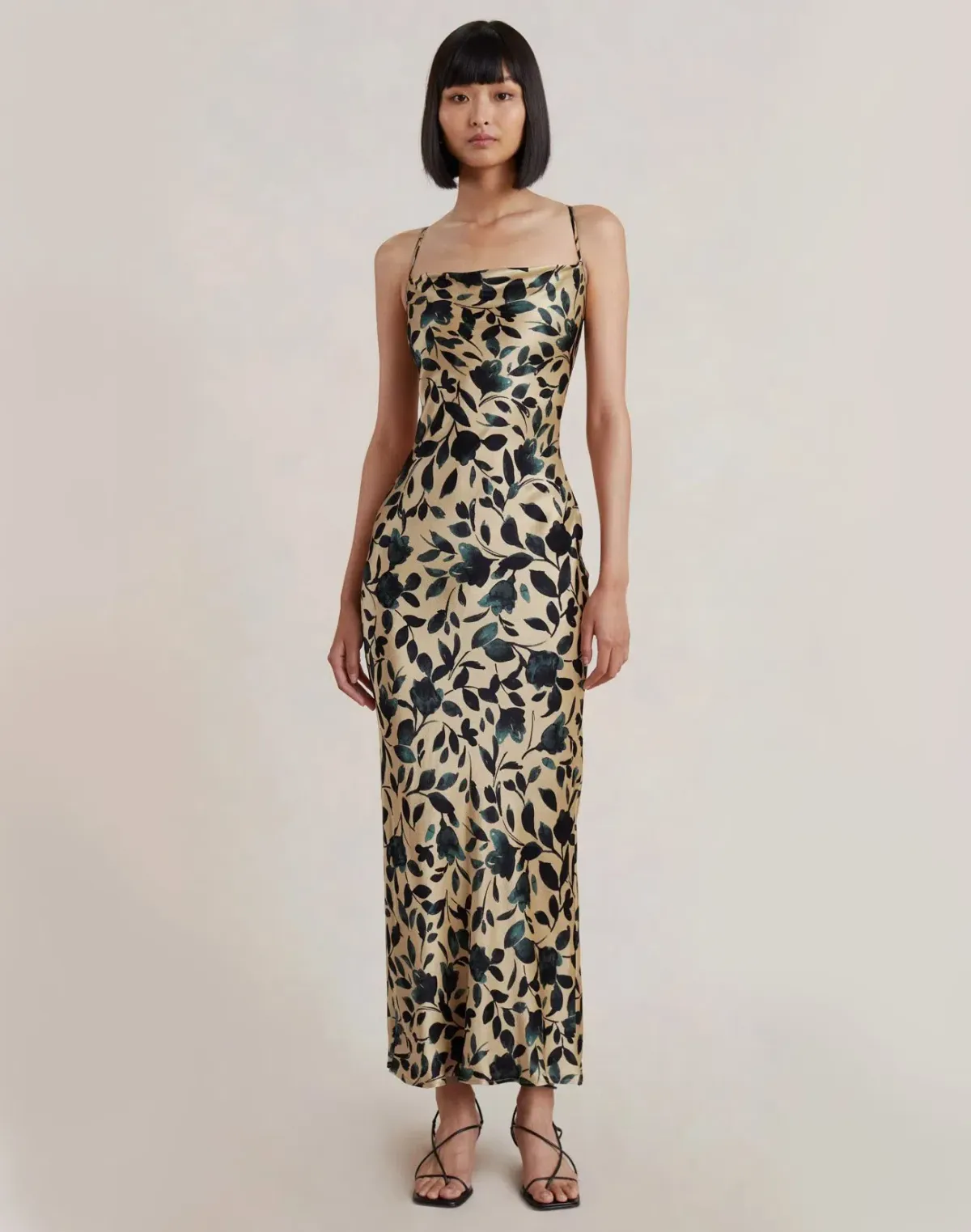 Bec & Bridge Silhouette Vine Maxi Dress Print Size 16 - Image 1