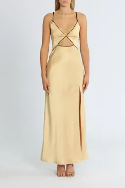 Bec and Bridge Hazel Maxi Dress in Wheat Size 6 for rent on The Volte - image 2