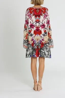 Camilla Gathered Panel Dress in Reign Of Roses Size 14 for rent on The Volte - image 3