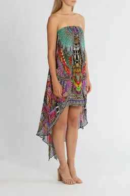 Camilla Strapless Overlayer Dress in Guardians Of The Sun Size 8 for rent on The Volte - image 4