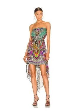 Camilla Strapless Overlayer Dress in Guardians Of The Sun Size 8 for rent on The Volte - image 2