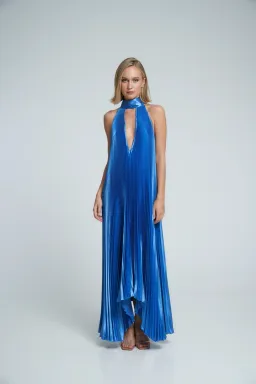 Lidee Opera Gown Mediterranean Blue Size 10 for rent on The Volte - image 1