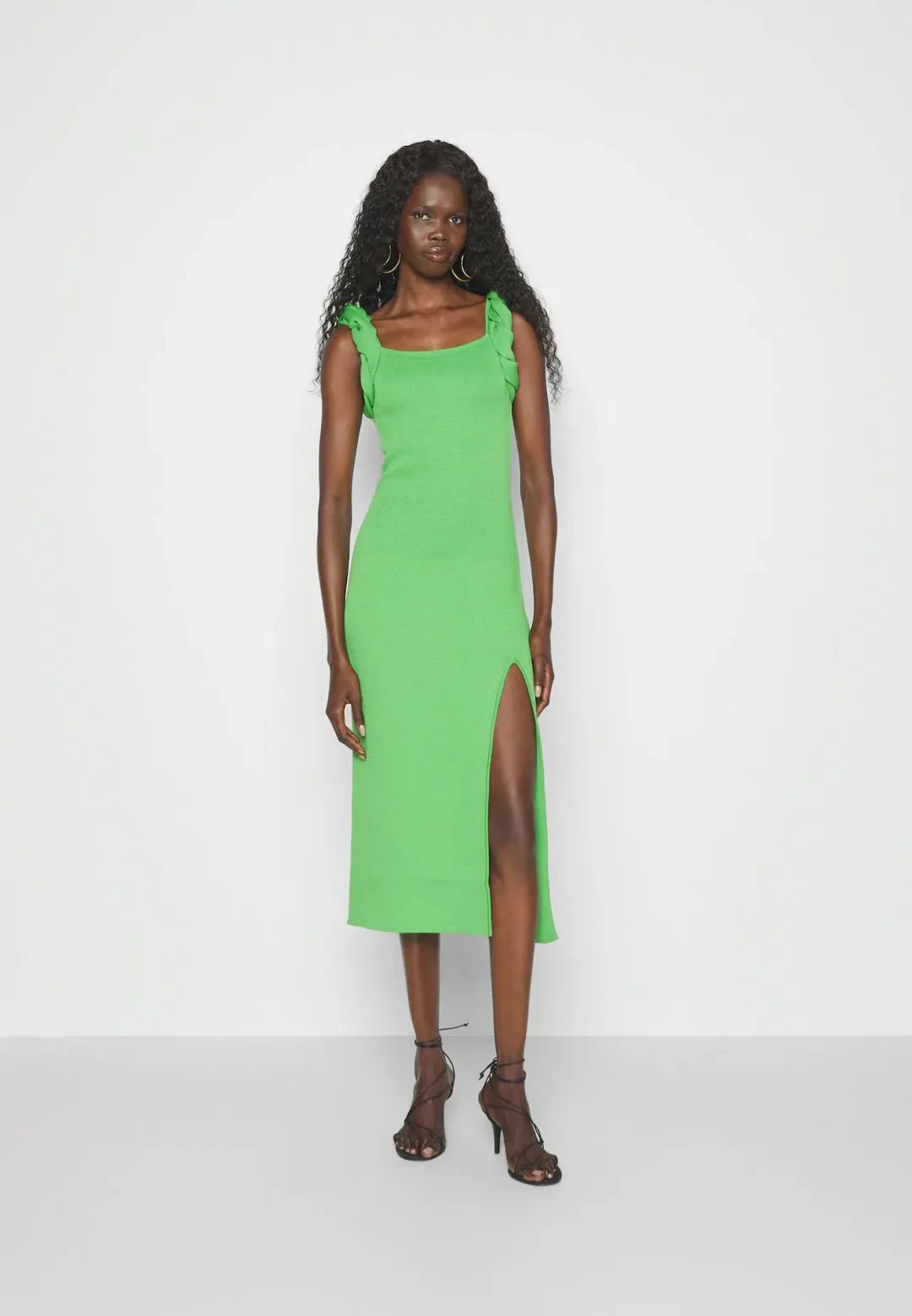 Rachel Gilbert Rosetta Midi Dress Green Size 6 for rent on The Volte - main image