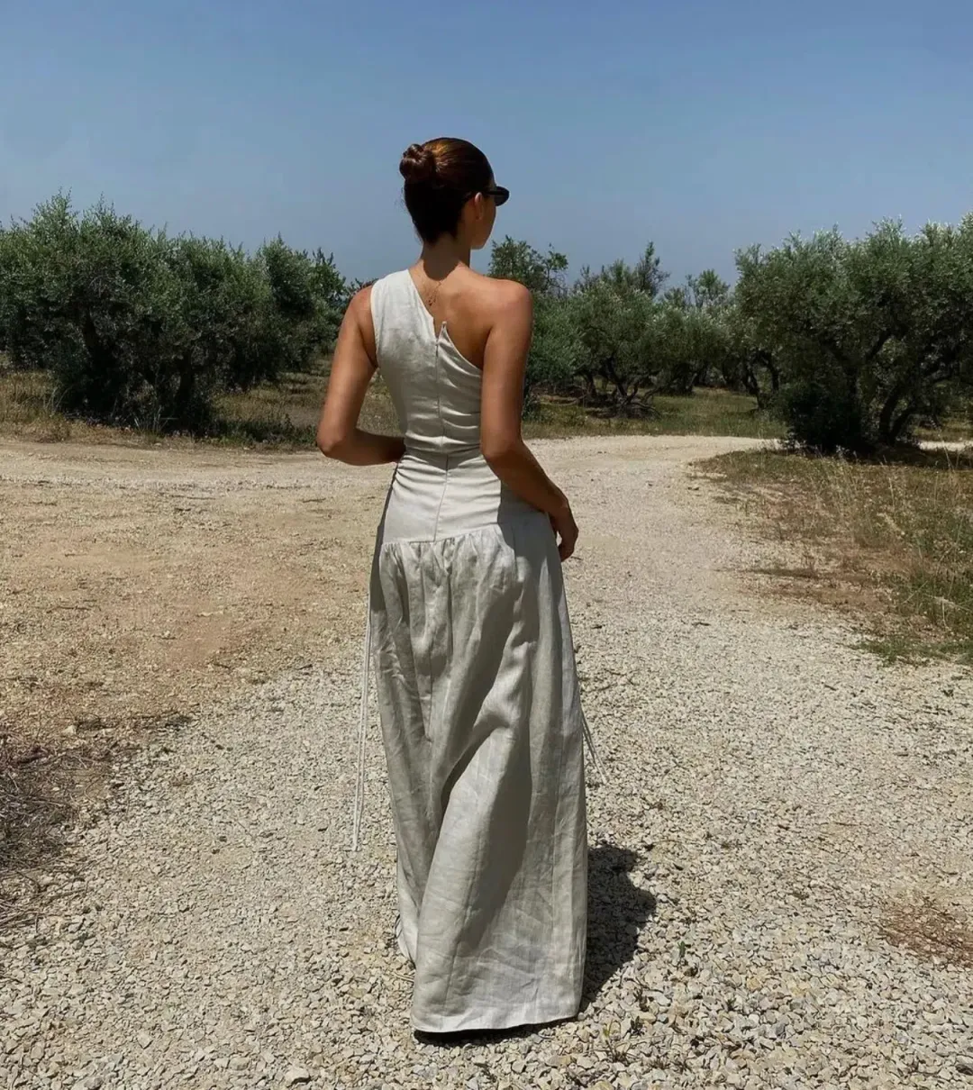 Sir the Label D'Orsay Corded Maxi Dress Ecru Size 0 / AU 6 for rent on The Volte - main image