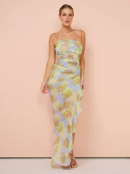 Bec & Bridge Zephy Asym Dress Floral Size 10 for rent on The Volte - image 1