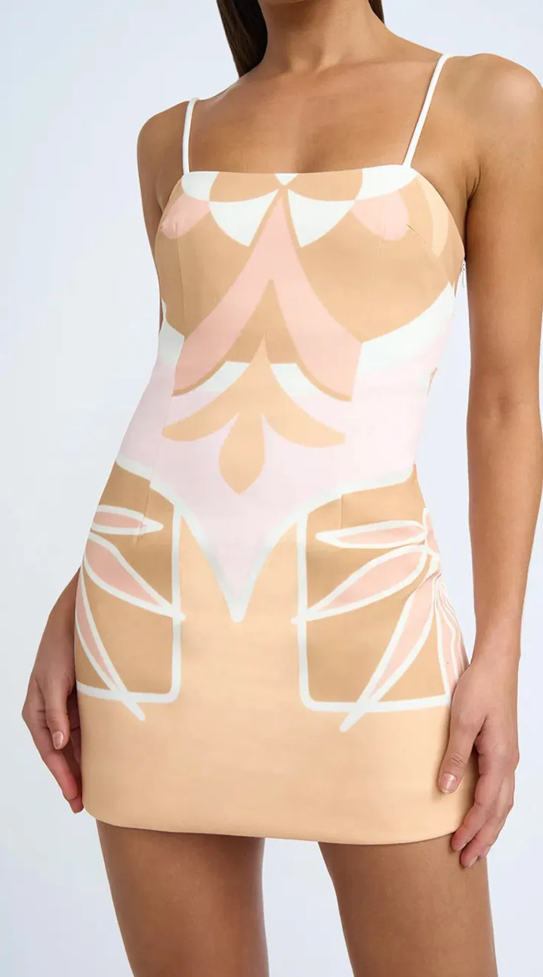 By Johnny Desert Blooms Shift Mini Dress Multi Size 10 for rent on The Volte - main image