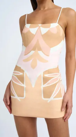 By Johnny Desert Blooms Shift Mini Dress Multi Size 10 for rent on The Volte - image 4