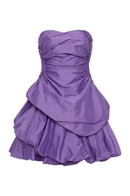 Aje Daybreak Strapless Mini Dress Deep Violet Size M / AU 10 for rent on The Volte - image 5