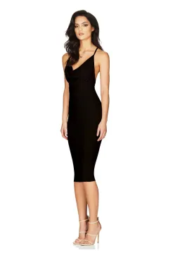 Nookie Hustle Midi Dress in Black Size XS / AU 6 for rent on The Volte - image 1
