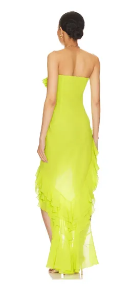 NBD Nehna Mini Dress Chartreuse Green Size XS / AU 6 for rent on The Volte - image 3