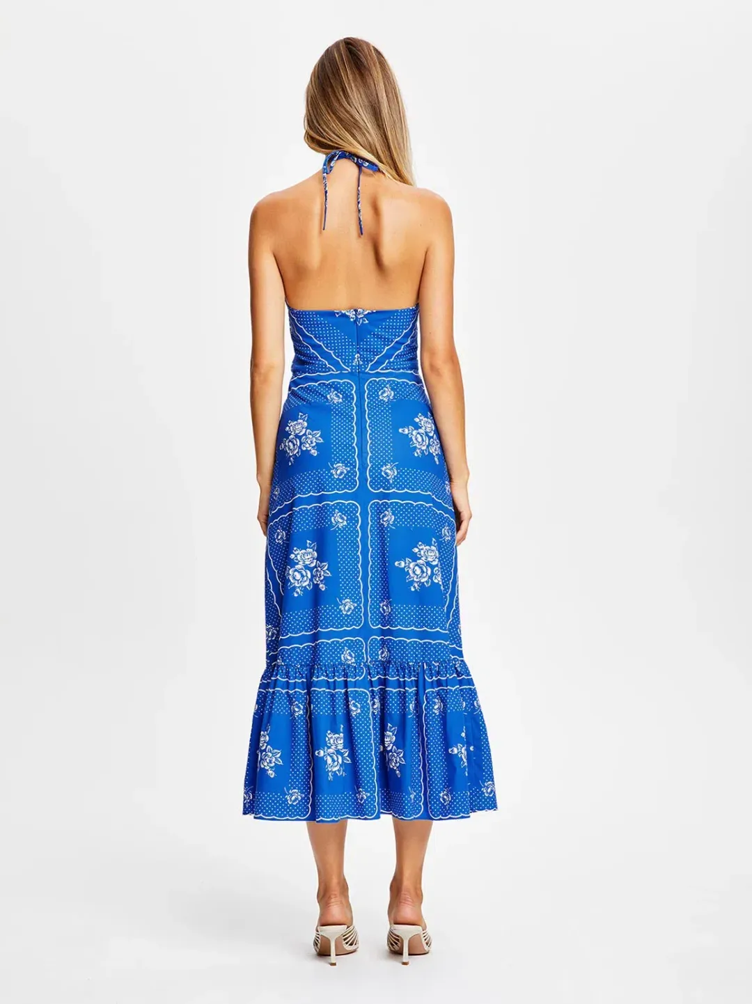 Alice McCall Midnight Sky Midi Dress Royal Blue Size 10 for rent on The Volte - main image