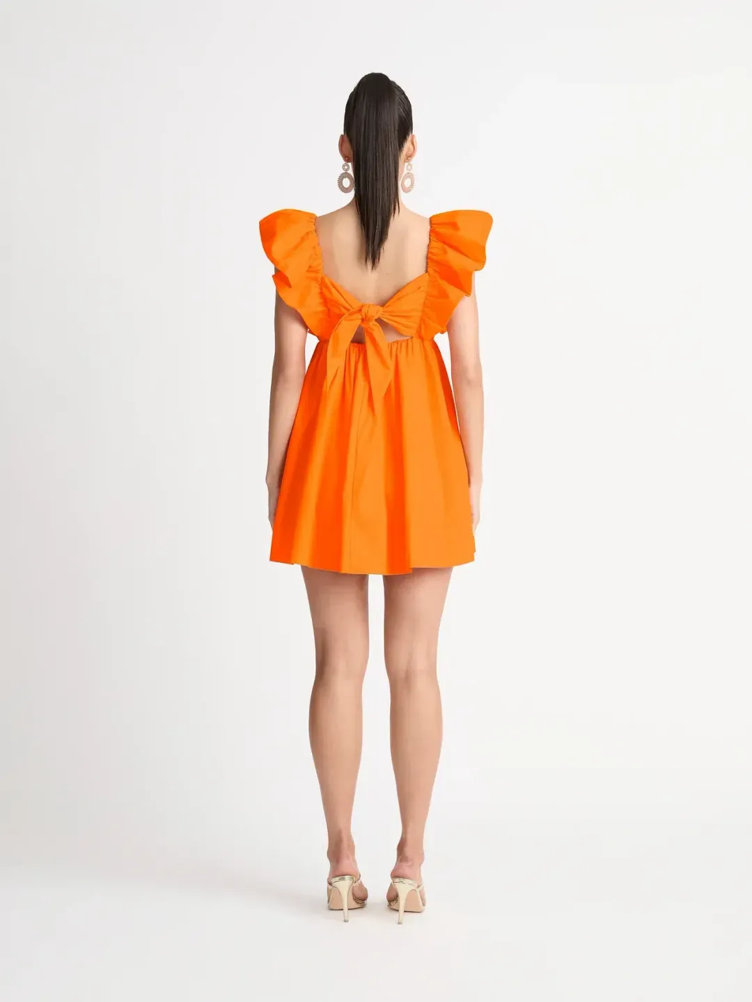 Sheike Bermuda Mini Dress Orange Size 10 for rent on The Volte - main image