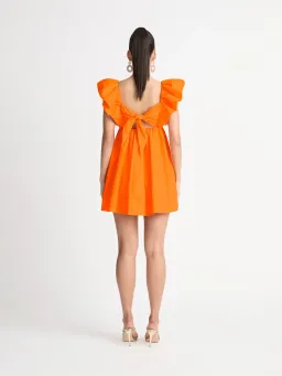 Sheike Bermuda Mini Dress Orange Size 10 for rent on The Volte - image 3