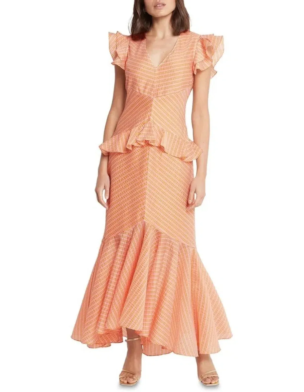 Sass & Bide Float Like A Dreamer Dress Orange Size 14 - Image 1