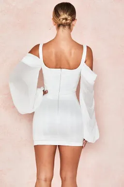 House Of Cb Eva Dress White Size 12 for rent on The Volte - image 3