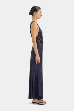 Sir the Label Aries Cut Out Gown Navy Size 2/AU 10 for rent on The Volte - image 2