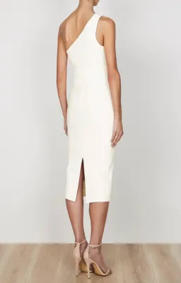 Shona Joy Lucy One Shoulder Midi Dress Ivory Size 10 for rent on The Volte - image 5
