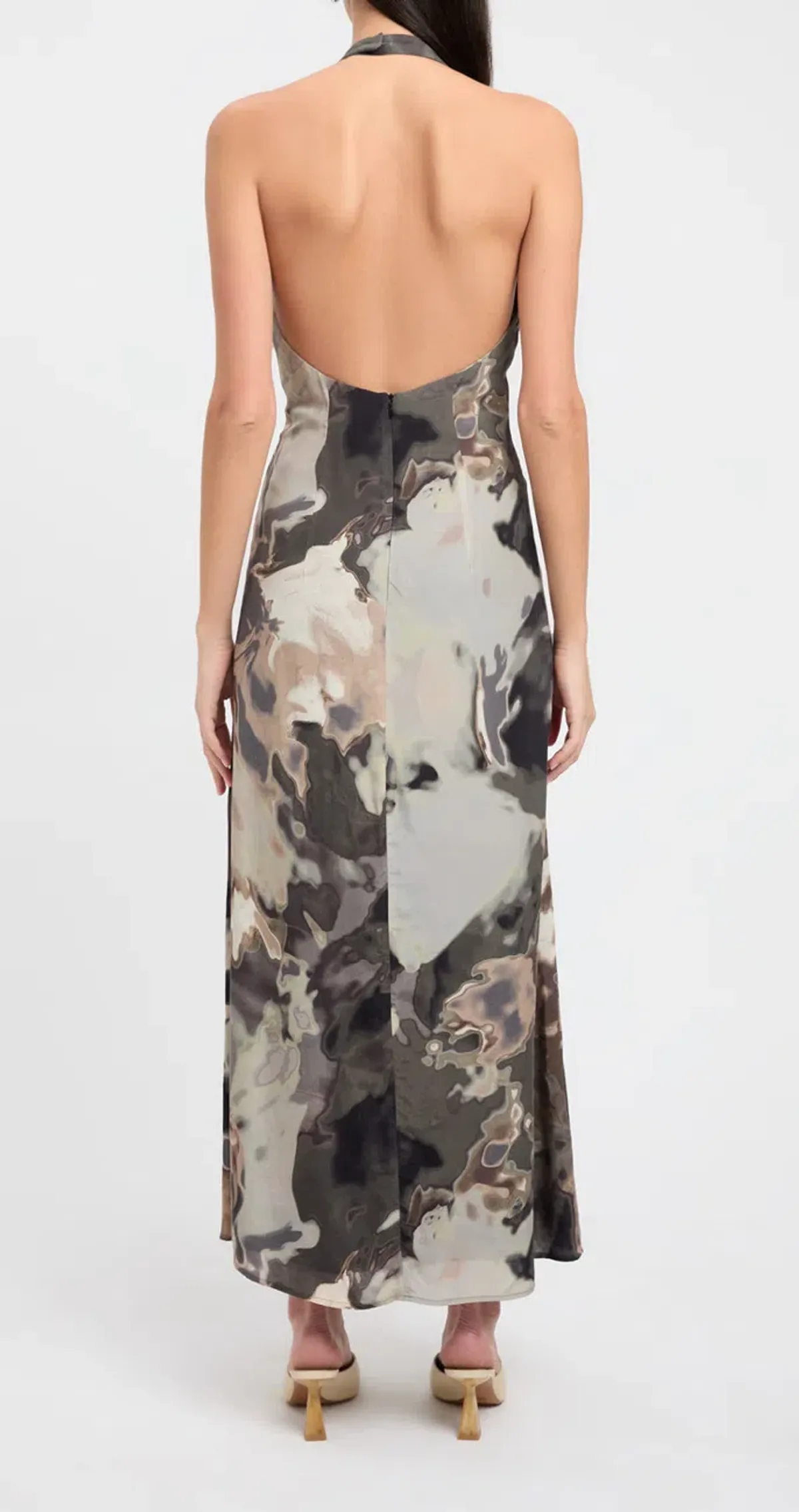 Kookai Lucia Deep Vee Dress Print Size 38 / AU 10 - Image 2