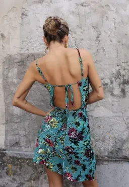 Rat & Boa Leila Mini Dress Floral Size 8 for rent on The Volte - image 2