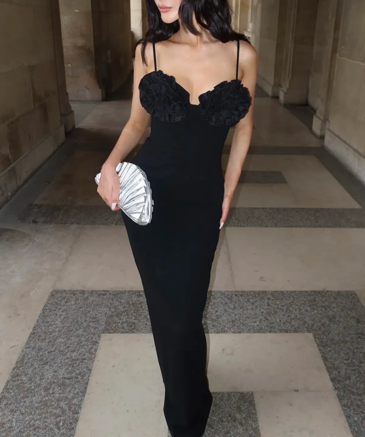 Rachel Gilbert Margot Gown Black Size 6 - Image 2