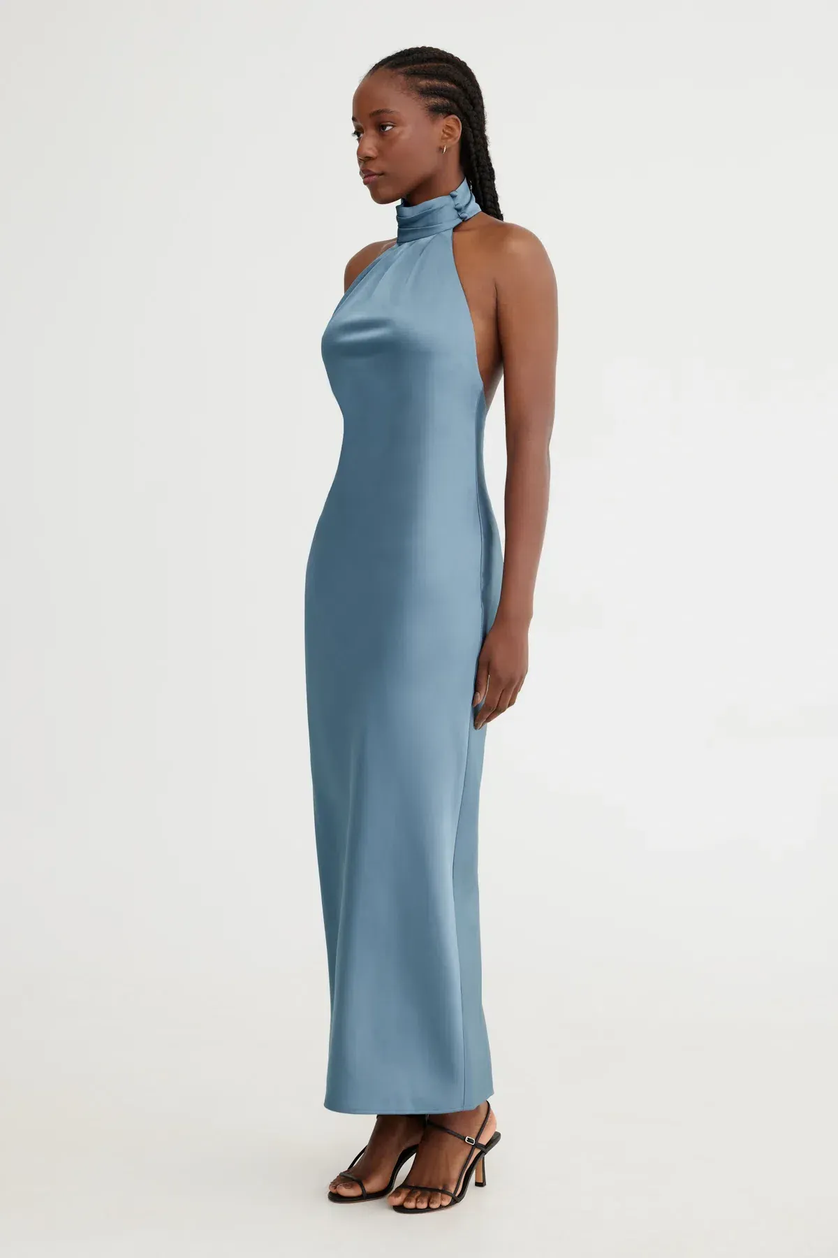 Significant Other Darcy Backless Dress in Petrol Size 10 - Image 2