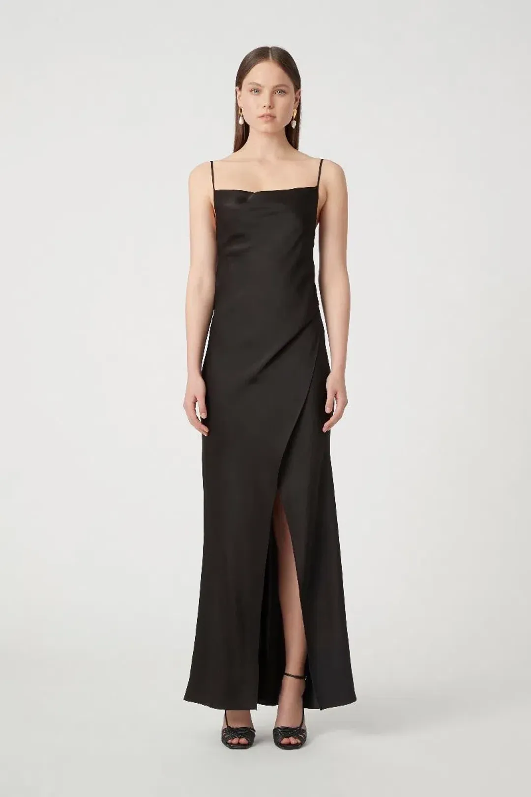 Camilla and Marc Blakely Dress in Black Size 12 for rent on The Volte - main image