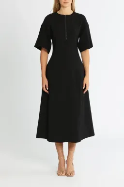 Camilla and Marc Ford Midi Dress in Black Size 8 for rent on The Volte - image 1