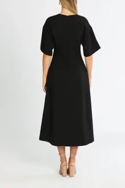 Camilla and Marc Ford Midi Dress in Black Size 8 for rent on The Volte - image 3