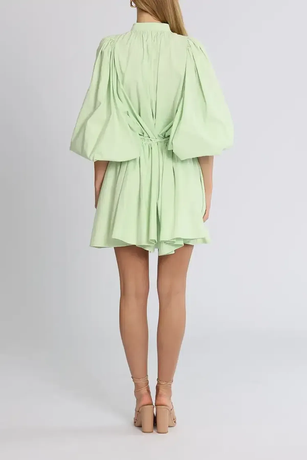 Camilla and Marc Kyra Mini Dress in Sour Apple Size 14 - Image 4