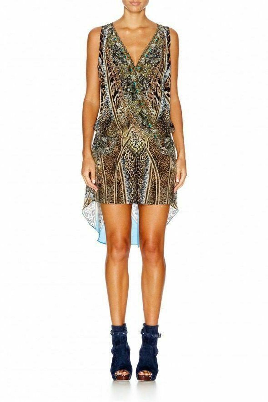 Camilla Rapturous Cross Over Dress - Size 6-10 for rent on The Volte - main image