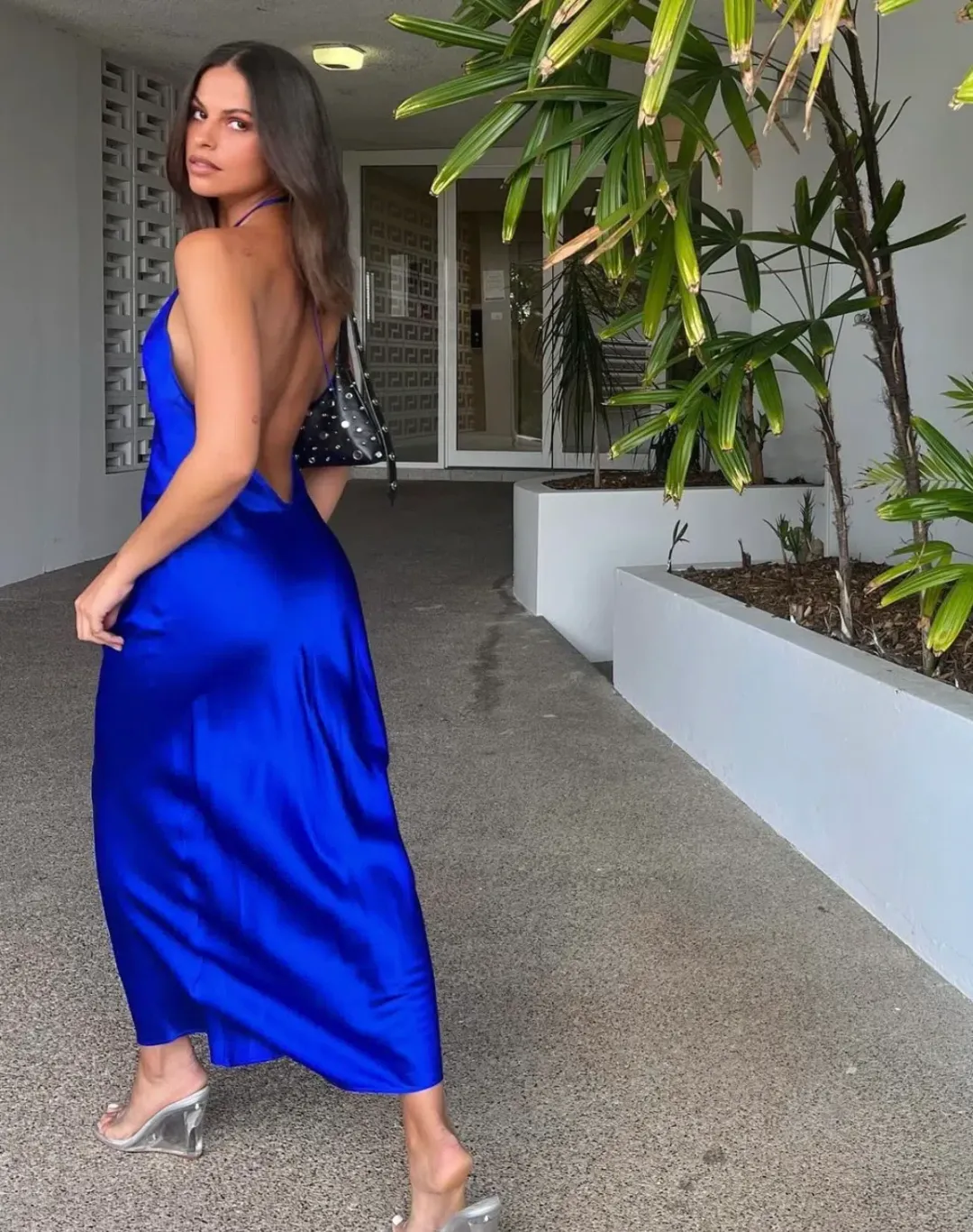 Natalie Rolt Irena Maxi Dress Blue Size 0 / AU 6 for rent on The Volte - main image