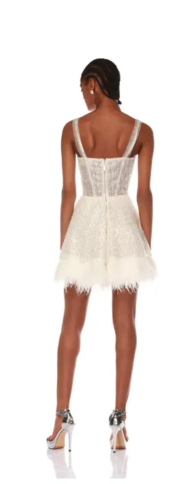 Bronx and Banco Mademoiselle Mini Dress White Size S / AU 8 for rent on The Volte - image 3