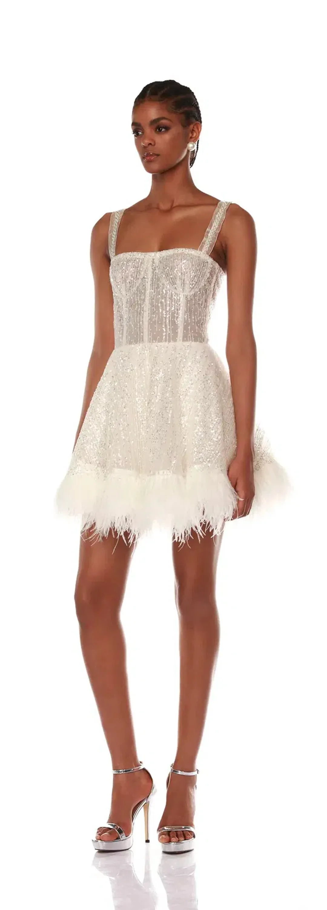 Bronx and Banco Mademoiselle Mini Dress White Size S / AU 8 for rent on The Volte - main image