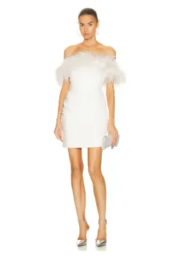 Rachel Gilbert Zion Mini Dress Ivory Size 0 / AU 6 for rent on The Volte - image 1