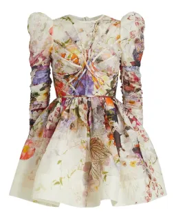 Zimmermann Prima Panelled Mini Dress Floral Size 0 / AU 6 or 8 for rent on The Volte - image 6